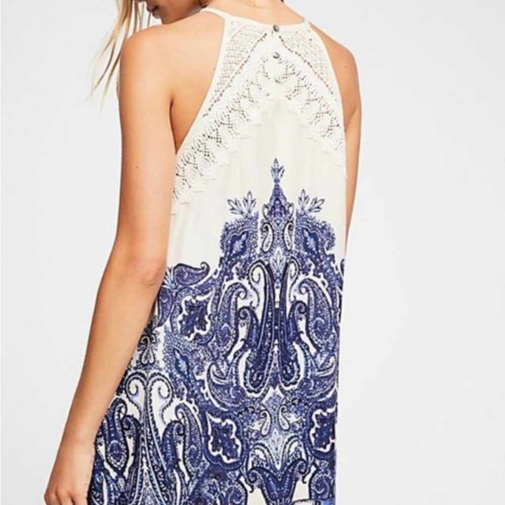 NWT Free People Intimately Shea Printed Mini Dress - Picture 3 of 15